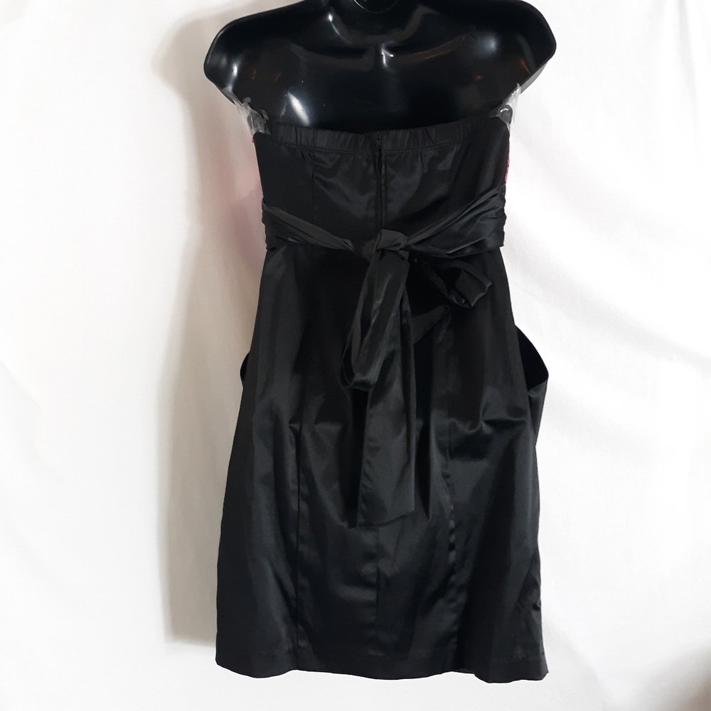 Ruby Rox Junior's Size 5 Satin Strapless Dress - image 3